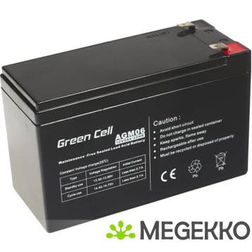 Green Cell AGM06 UPS-accu Sealed Lead Acid (VRLA) 12 V 9 Ah, Computers en Software, Noodvoedingen (UPS), Verzenden, Nieuw