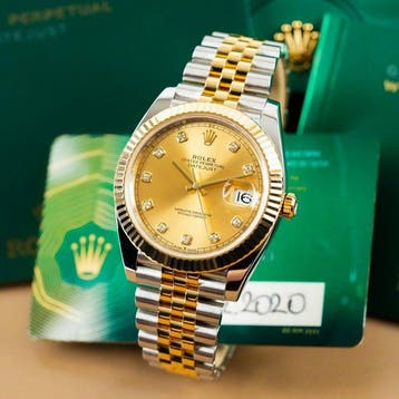 Rolex - Datejust 41 Jubilee 18k Gold Fluted Bezel Diamond