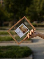 Doorkijk Fotolijst - Licht Hout - Dubbelzijdig Transparant 9, Verzamelen, Verzenden, Nieuw