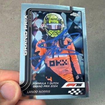 Mclaren - Topps Chrome 136 Lando Norris Driver of the Day Gp, Verzamelen, Nieuw