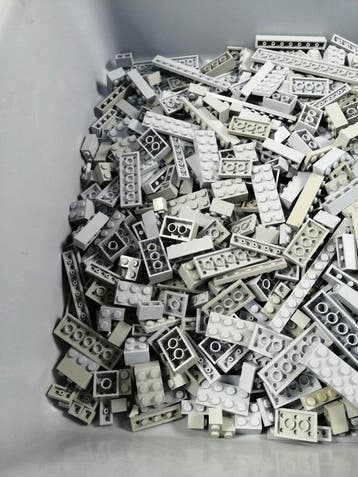 Lego - geen serie - 01. Partij van 1000 lichtgrijze, Kinderen en Baby's, Nieuw