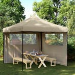 vidaXL Partytent Taupe 292 x 292 x 315 cm Oxford Stof, Verzenden, Nieuw