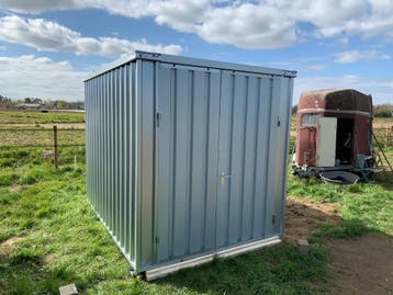 Container abri de jardin pour le stockage déplaçable
