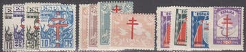 Espagne - Lot de timbres neufs sans charnières.