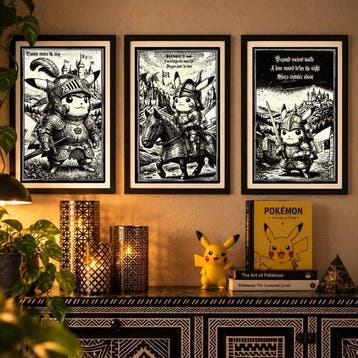 Æ (XX-XXI) - BUNDLE!! Pikachu: Knights of the Thunder