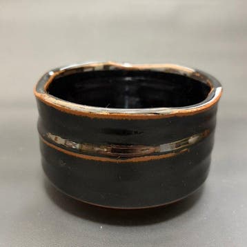 Yamanaka Lacquerware - Chawan - Klei en hout / Urushi-lak -