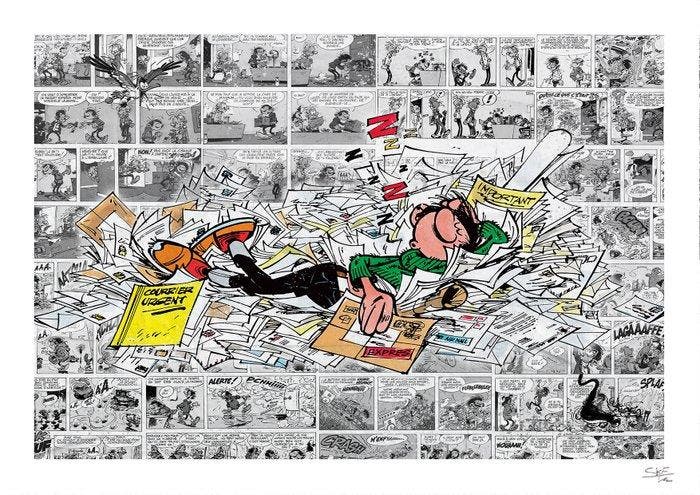 SKE - Courrier Urgent - Gaston Memories, Antiquités & Art, Art | Objets design