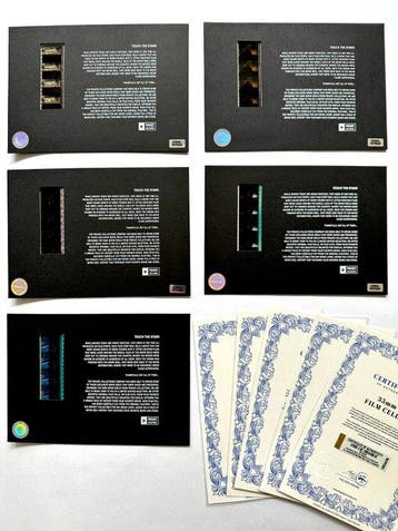 Spider-Man – Rare Set of 5 Mounted 35mm Film Cells –, Nieuw