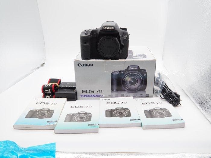 Canon eos 7D camera body (inclusief accessoires en doos), Audio, Tv en Foto, Fotocamera's Digitaal