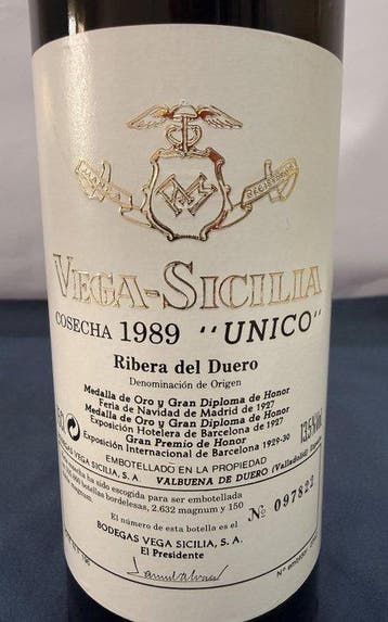 1989 Vega Sicilia Unico - Ribera del Duero Gran Reserva - 1, Nieuw