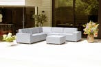 Flow. Cube hoekbank Lead Chiné |   Sunbrella | SALE, Tuin en Terras, Nieuw