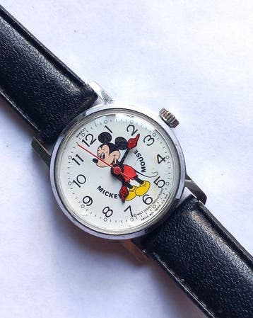 Mickey Mouse - Walt Disney - Bradley Time Division - Heren -, Verzamelen, Disney, Nieuw