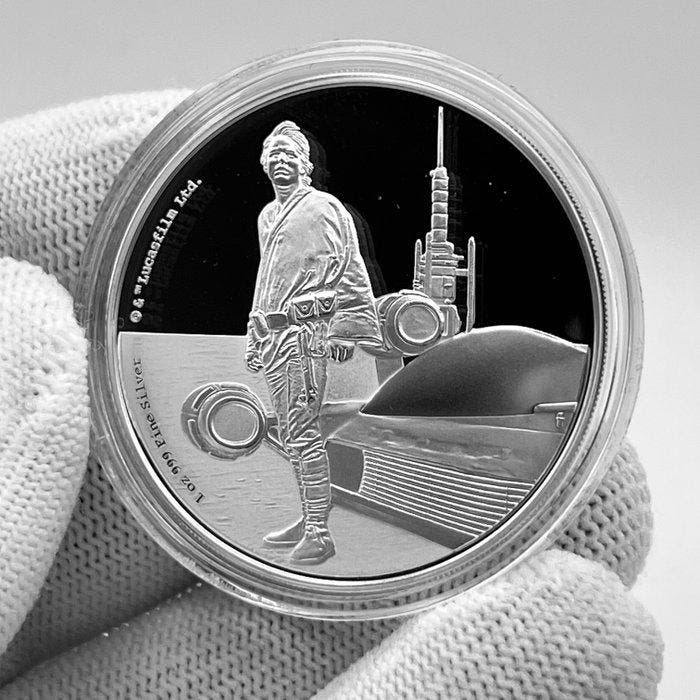 Niue. 2 Dollars 2017 - Star Wars: Luke Skywalker - 1 oz, Postzegels en Munten, Munten | Europa | Niet-Euromunten