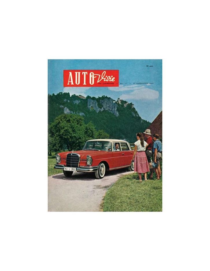 1959 AUTOVISIE MAGAZINE 17 NEDERLANDS, Livres, Autos | Brochures & Magazines, Enlèvement ou Envoi