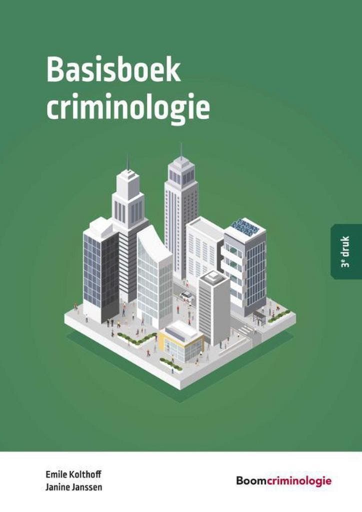 Basisboek criminologie / Studieboeken Criminologie &, Boeken, Politiek en Maatschappij, Gelezen, Verzenden