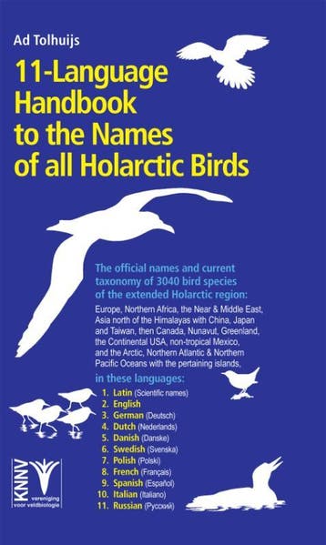 11-Language Handbook To The Names Of All Holarctic Birds, Verzenden, Nieuw, Ad Tolhuijs