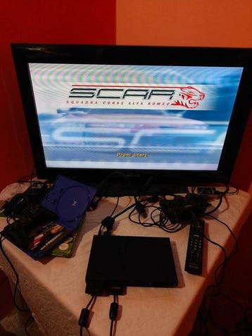 Sony - Playstation 2 - PlayStation 2 Slim nera completa con