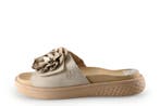 Rieker Muiltjes in maat 39 Beige, Kleding | Dames, Schoenen, Verzenden, Beige, Zo goed als nieuw, Rieker