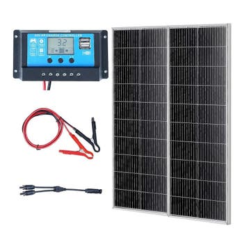 VEVOR 200W Zonnepanelen | Retour deal | 35% goedkoper, Verzenden, Zo goed als nieuw, Compleet systeem, 200 wattpiek of meer