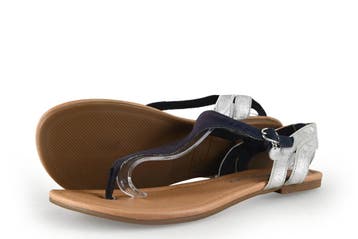 S.oliver Sandalen in maat 42 Blauw, Kleding | Dames, Schoenen, Sandalen of Muiltjes, Zo goed als nieuw, S.oliver, Verzenden