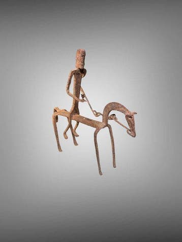 Uitzonderlijke Cavalier Dogon - ijzeren sculptuur - Dogon -