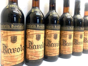 1971 Berteletti - Barolo - 6 Flessen (0.72L), Nieuw