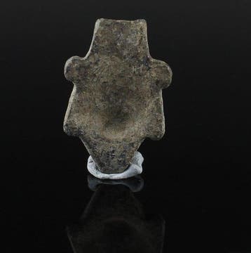 Oud-Romeins Brons Fragment van een handvat met een, Verzamelen
