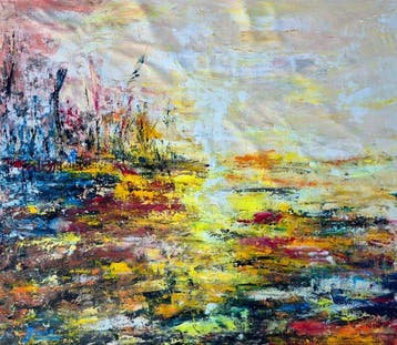 Jovan Srijemac (1962) - Landscape - XXL, Antiek en Kunst