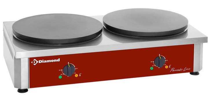 Pannenkoekenplaat | Elektrisch | 2 Platen | Hoog Rendement, Articles professionnels, Horeca | Équipement de cuisine, Envoi