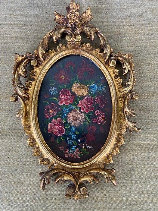 Lijst (7) - Hout, houten vergulde lijst en anderen, Antiquités & Art, Curiosités & Brocante