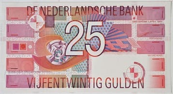 Nederland. - 3 x 25 gulden - various dates (Zonder