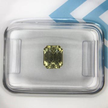 Zonder minimumprijs - 1 pcs Groen, Bruin Saffier - 1.35 ct -