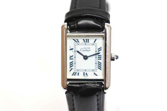 Cartier - Tank Must de Cartier - 666001 - Dames - 1990, Handtassen en Accessoires, Horloges | Heren