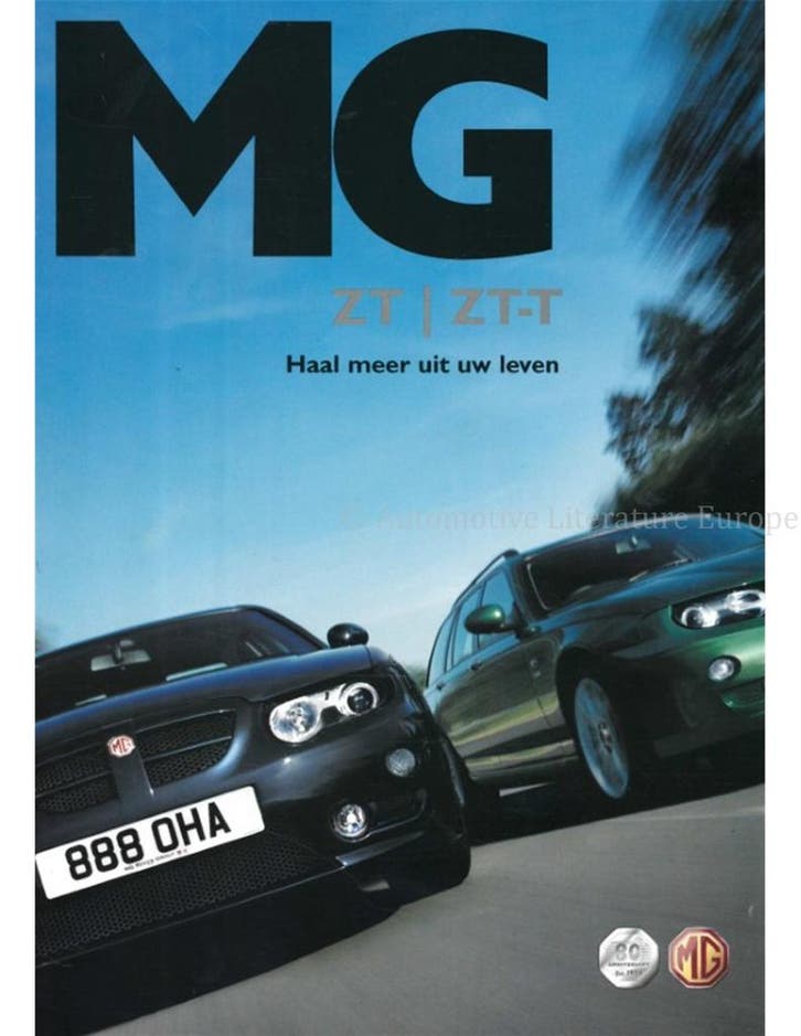 2004 MG ZT | ZT-T BROCHURE NEDERLANDS, Boeken, Auto's | Folders en Tijdschriften, Ophalen of Verzenden