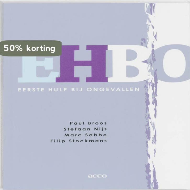 EHBO 9789033484995 Paul Broos, Livres, Science, Envoi