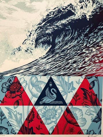 Shepard Fairey (OBEY) (1970) - Wave of Distress