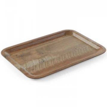 Dienblad | Melamine | Houtlook | Antislip | Stapelbaar |, Verzenden, Nieuw in verpakking