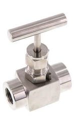 Vanne à aiguille G3/8 en acier inoxydable PTFE 300 bar -, Verzenden