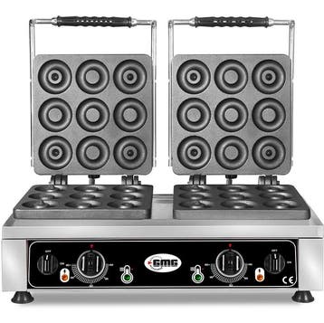 Donutijzer | DONATO | Dubbel | Mini Donuts (Ø80mm) |, Zakelijke goederen, Verzenden, Nieuw in verpakking
