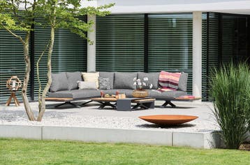 Suns Stockholm loungeset light antracite matt royal grey, Nieuw