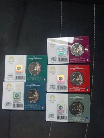 Frankrijk. 2 Euro 2024 Jeux Olympiques Paris 2024 (5