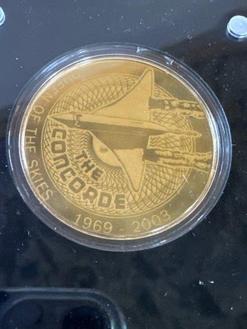 Wereld. Gold bar Concorde - 1/200 oz (.999) mit CoA (Zonder