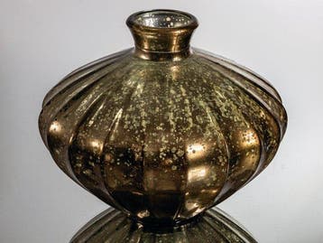 Vaas - Vaasobject - Mid Century Design - Ø ca. 19 cm - Glas
