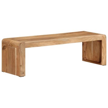 vidaXL Tv-meubel 110x33x33 cm massief acacoahout, Huis en Inrichting, Kasten |Televisiemeubels, Verzenden, Nieuw