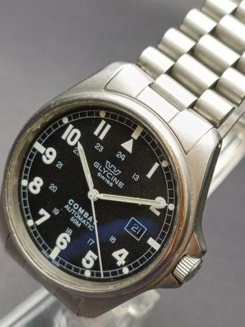 Glycine - Combat *Full Set* - Zonder minimumprijs - 3875 -, Handtassen en Accessoires, Horloges | Heren, Nieuw