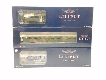 Liliput H0 - L387804/L388114/L388204 - Wagon de passagers