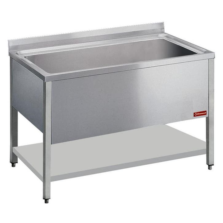 Spoeltafel | RVS | Grote Spoelbak | Achteropstand |, Zakelijke goederen, Horeca | Keukenapparatuur, Nieuw in verpakking, Verzenden
