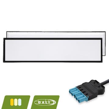 BACK-LIT LED PANEEL | EUROPA ZWART | 120X30CM | 30W | DALI, Verzenden