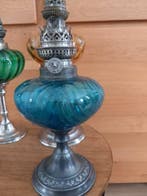 Lampe à pétrole (4) - Verre, Étain, Métal, Antiquités & Art