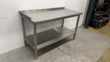 RVS Werktafel 145 x 70 x 91 cm Horeca, Ophalen of Verzenden